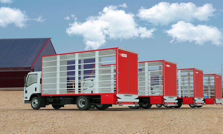 اتاق کامیون برای حمل حیوانات